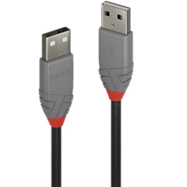 Cavo USB 2.0 Tipo A/A Anthra Line, 0.2m
