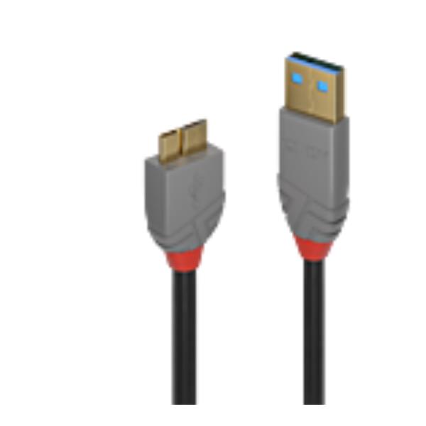 1M USB 3.1 A/MICRO-B ANTHRA