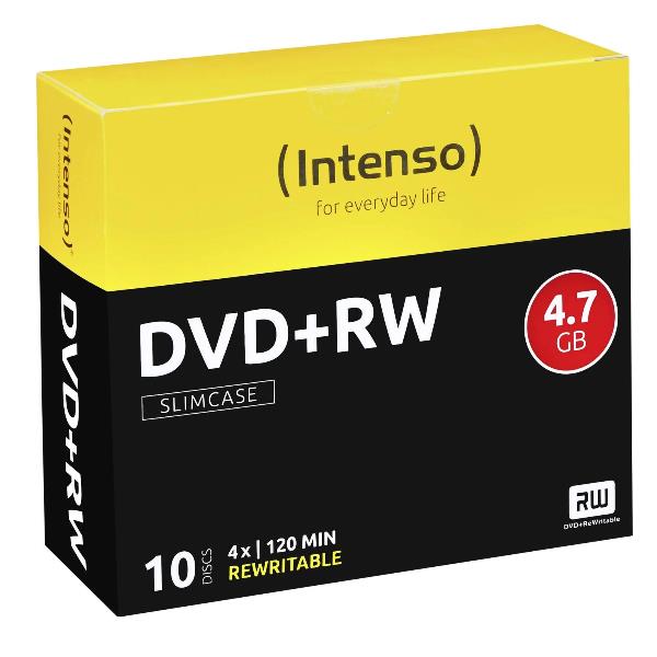 DVD+RW 4.7GB 4X SLIM CASE 10PZ.