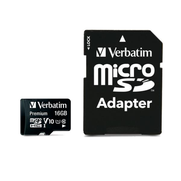 MICRO SDHC -16GB- CLASS 10+ ADATTAT