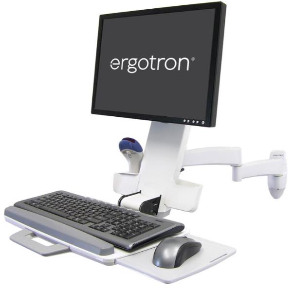 Ergotron 200 SERIES COMBO ARM (WHITE) 0698833010572
