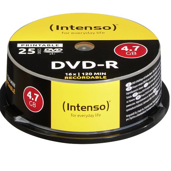 DVD-R 4.7GB 16X SPINDLE PRINT. 25PZ