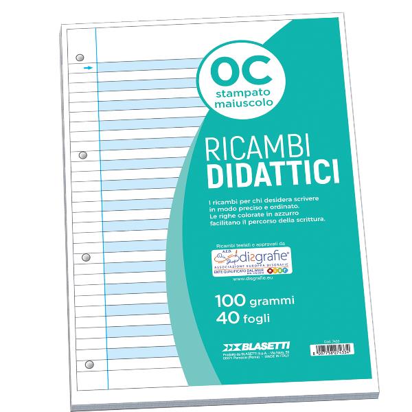 RICAMBI DIDATTICI A4 0C 40FF 100GR