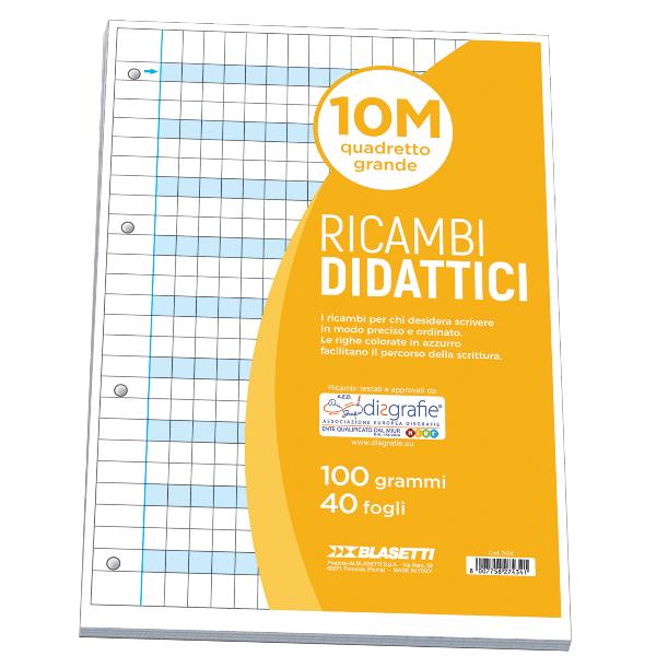 RICAMBI DIDATTICI A4 10M 40FF 100GR