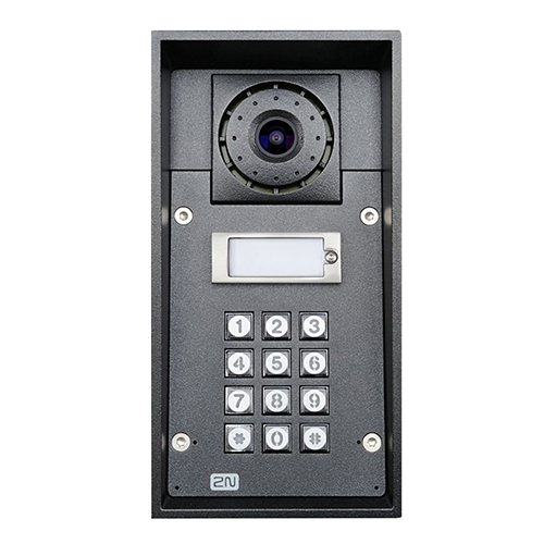 9151101KW - 2N® IP Force - 1 button & keypad & 10W speaker