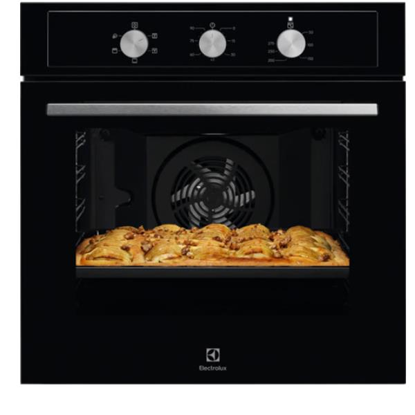Electrolux FORNO 3 MANOP EOH2H00K 72L A NERO 7332543719389