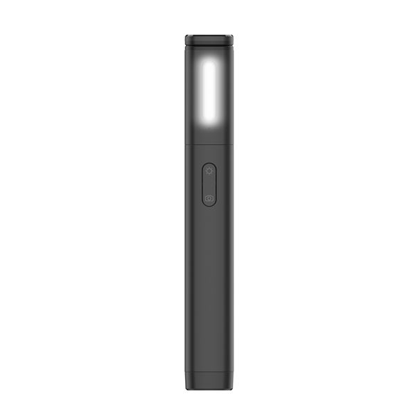 CLICKFLASHPOD - Bluetooth Selfie Stick up To 6.5" + Flash Light