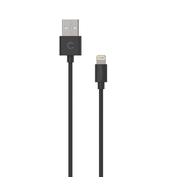 LIGHTNING TO USB-A CABLE 1MT - BK