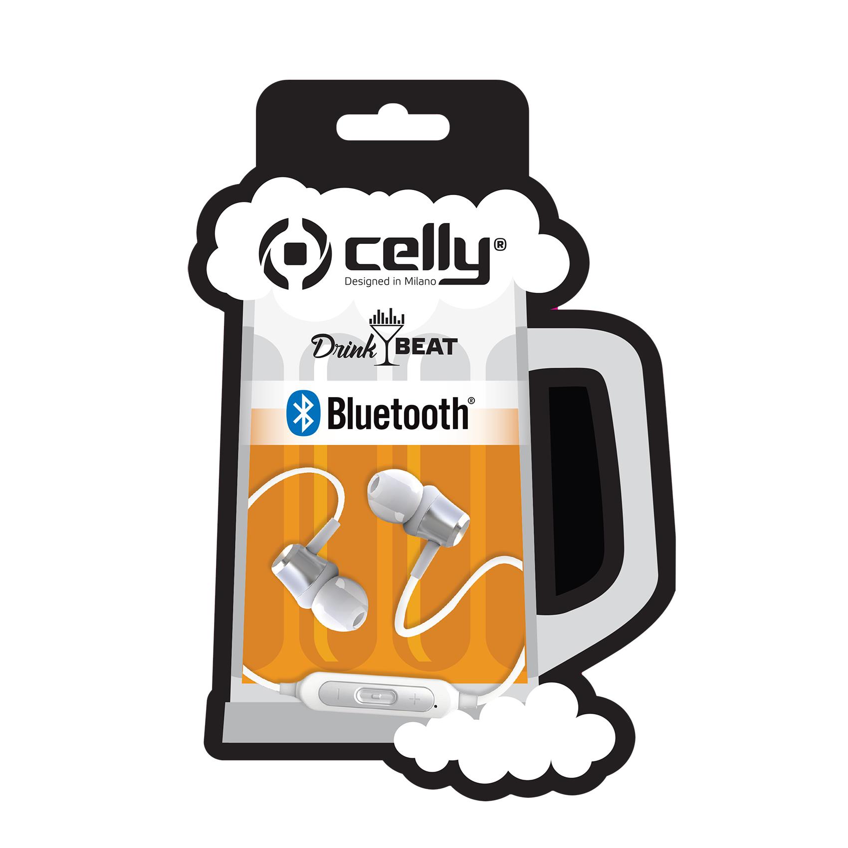 BLUETOOTH STEREO DRINK BEER WHITE