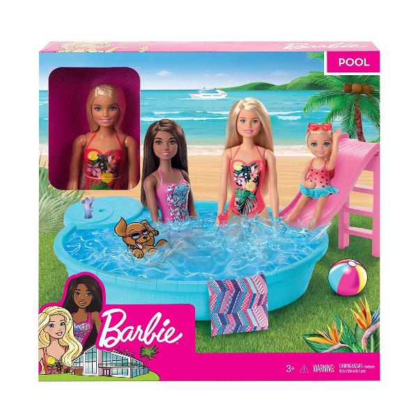 Barbie Piscina WDoll Blonde