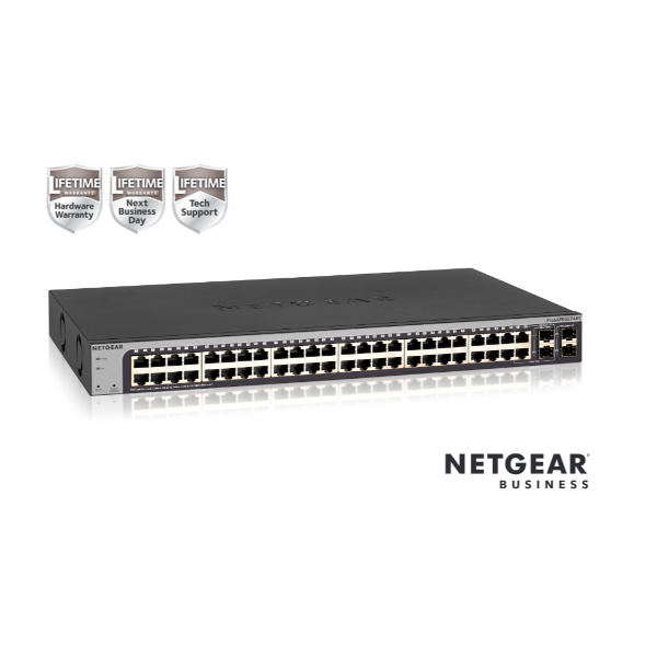 Netgear GS748T-500EUS - Netgear Switch Smart Managed 48 porte 1G 4SFP 0606449098242