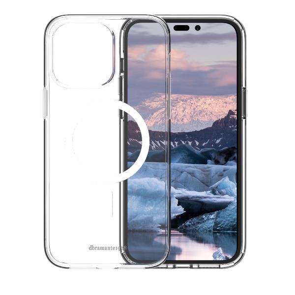 Iceland Pro - Custodia per iPhone 14 Pro Max in 100% Plastica Riciclata - Trasparente