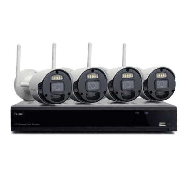 Isiwi KIT CONNECT S4 4 CAMERE WI 2MP 8052780305617