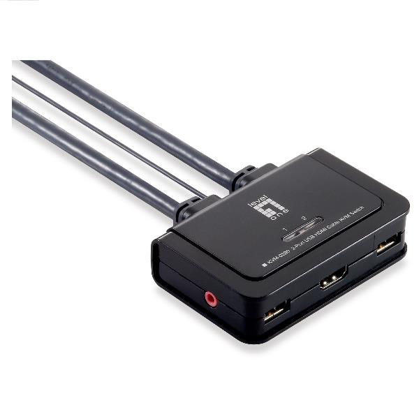 KVM SWITCH 2PORT USB HDMI CABLE