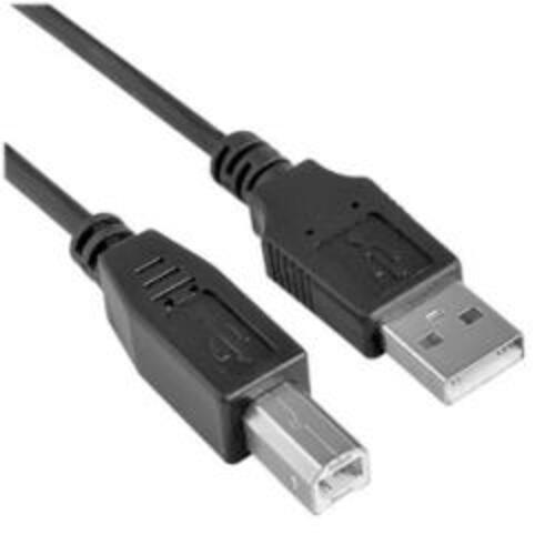 CAVO USB 2.0 A - USB 2.0 B M/M 1,8MT NERO