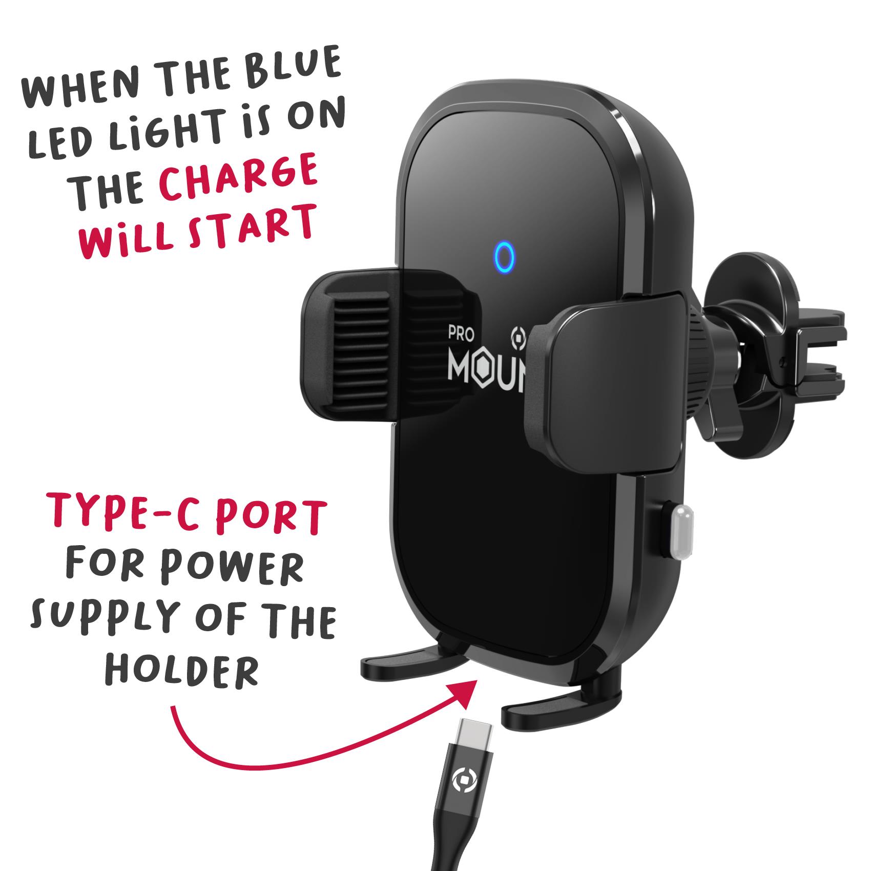 MOUNTCHARGE15 - Wireless Charger Car Holder 15W