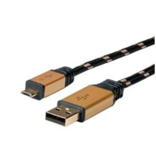 CAVO USB 2.0 A - MICRO B 1,8MT ORO