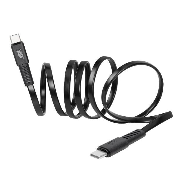 Cavo Piatto USB-C /USB-C da 1,2m Nero (NEW)