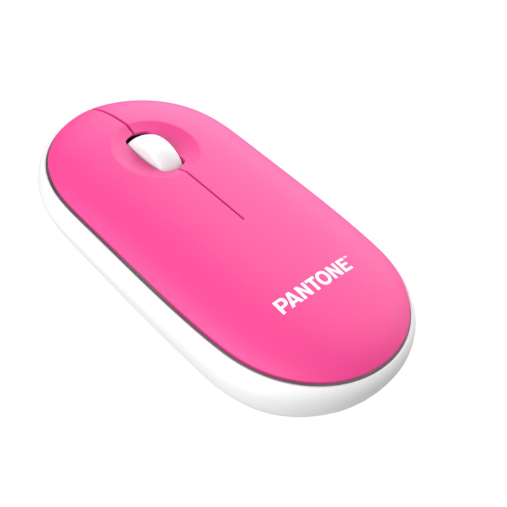 PANTONE MOUSE CON DONGLE PINK
