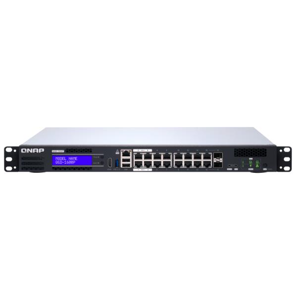 Qnap QGD-1600P: 16 1GBE POE PORTS WITH 2 4713213516119