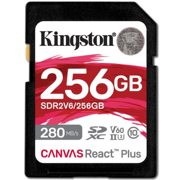 256GB CANVAS REACT PLUS SDXC U3 V60