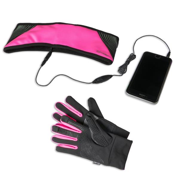 SPORT STEREO BAND GLOVES PINK