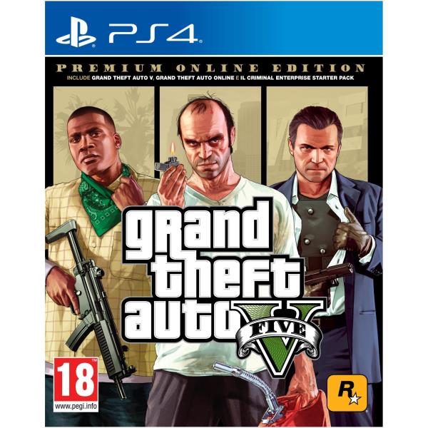 Grand Theft Auto V (GTA 5) - Edizione Premium per PS4 - Azione e crimine