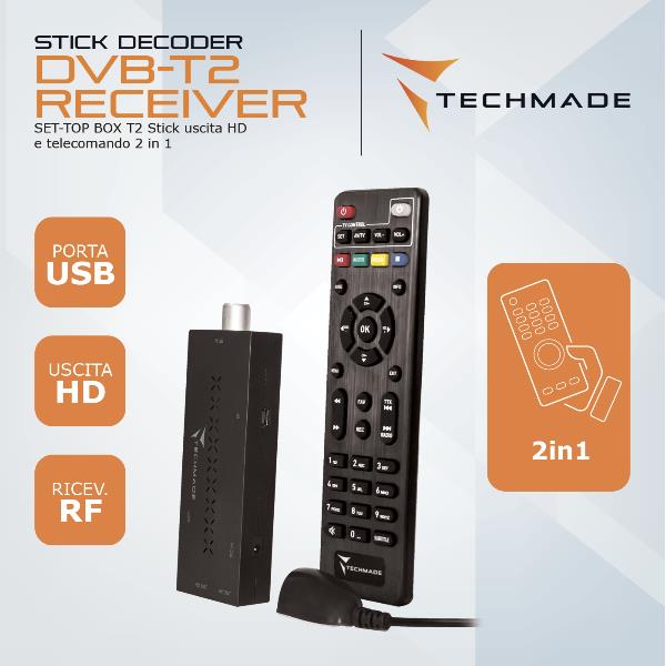 DECODER STICK DVB-T2 HD