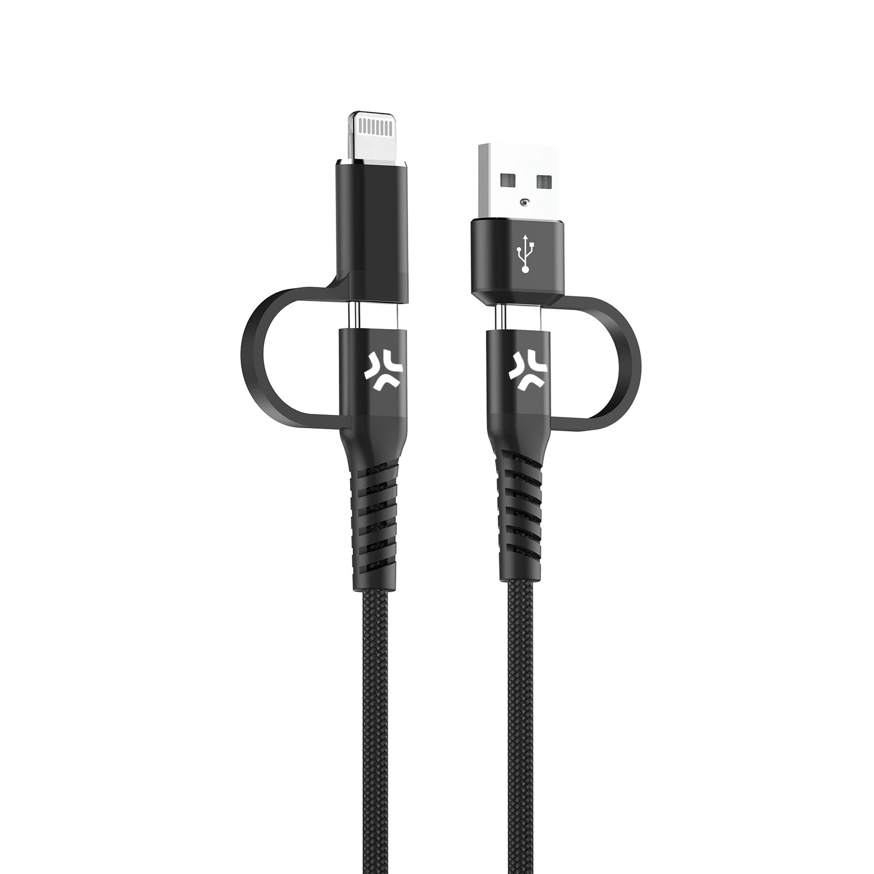 A+C TO C+LIGHT CABLE 2M BK