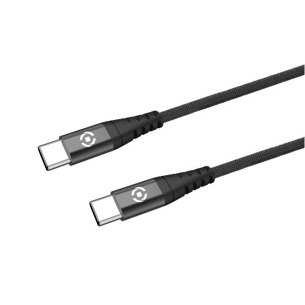 USB-C TO USB-C 60W NYLON CABLE BK