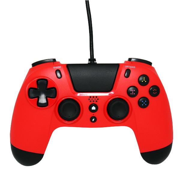 VX4 WIRED GAMEPAD PS4 PC RED