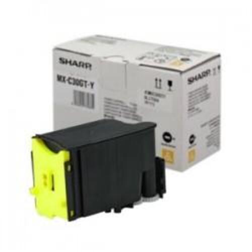 TONER MX-C30GT-Y GIALLO ORIGINALE MXC30GTY PER SHARP MX-C250F MX-C300W MX-C303W