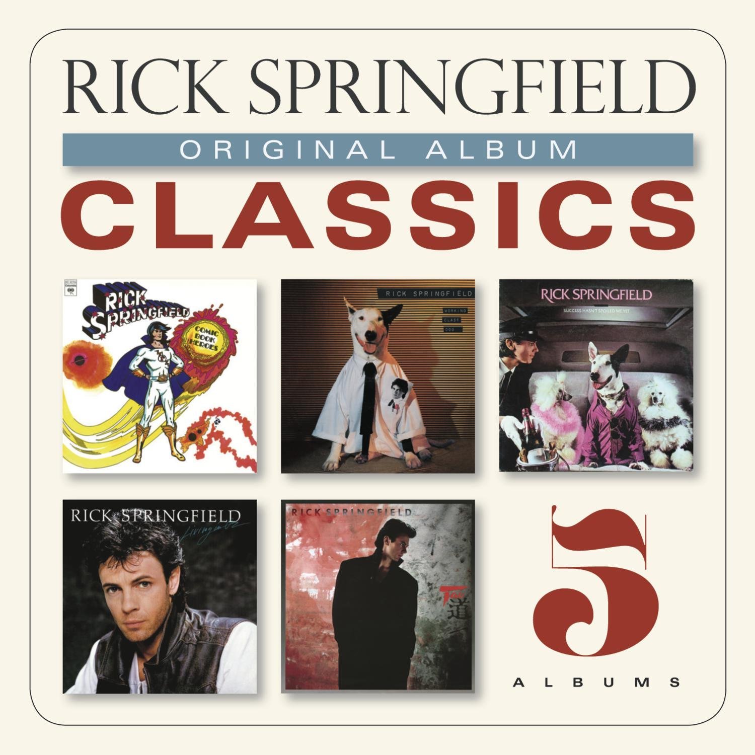 Audio Cd Rick Springfield - Original Album Classics (5 Cd) NUOVO SIGILLATO, EDIZIONE DEL 18/02/2014 SUBITO DISPONIBILE