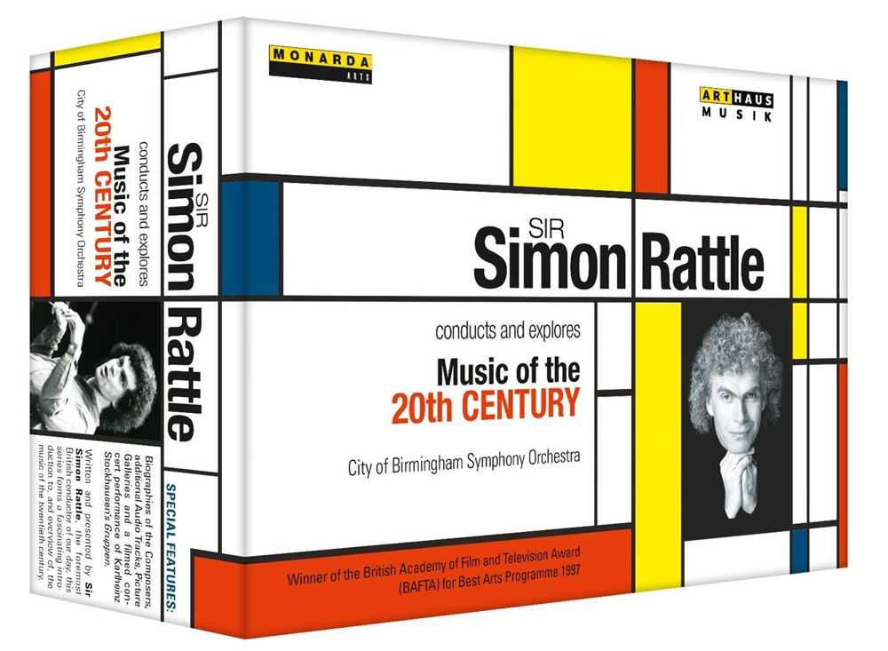 Music Dvd Simon Rattle: Conducts And Explores Music Of The 20th Century (5 Dvd) NUOVO SIGILLATO, EDIZIONE DEL 01/04/2016 SUBITO DISPONIBILE