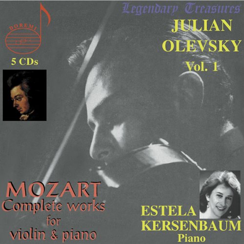 Audio Cd Julian Olevsky: Vol.1 - Mozart Complete Works For Violin & Piano (5 Cd) NUOVO SIGILLATO, EDIZIONE DEL 28/02/2020 SUBITO DISPONIBILE