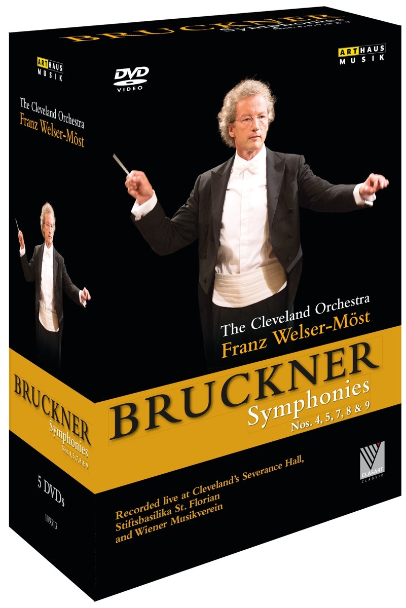 Music Dvd Anton Bruckner - Sinfonie Nn.4, 5, 7, 8, 9 (5 Dvd) NUOVO SIGILLATO, EDIZIONE DEL 15/03/2017 SUBITO DISPONIBILE