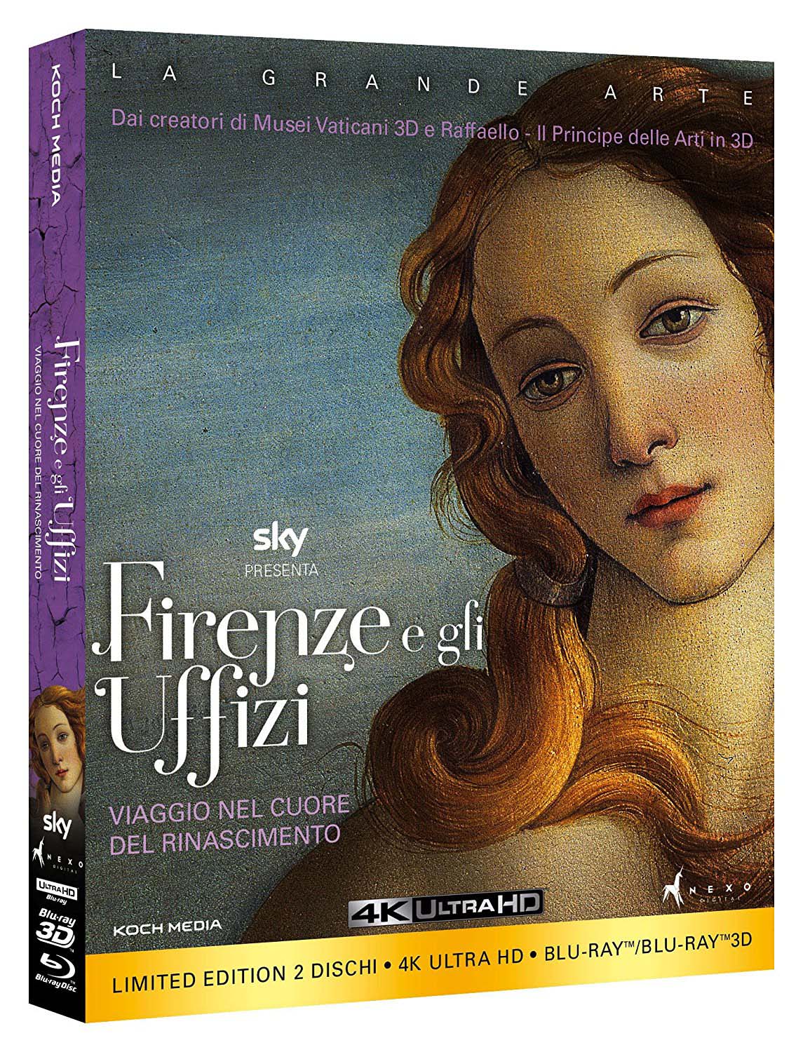 Blu-Ray Firenze E Gli Uffizi 4K Ultra Hd+Blu-Ray+Booklet NUOVO SIGILLATO EDIZIONE DEL SUBITO DISPONIBILE