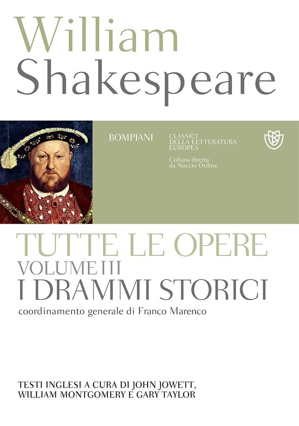 Libri William Shakespeare - Tutte Le Opere. Testo Inglese A Fronte Vol 03 NUOVO SIGILLATO, EDIZIONE DEL 15/11/2017 SUBITO DISPONIBILE