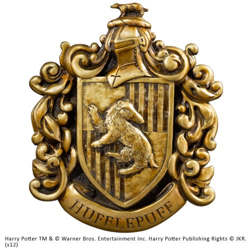 Merchandising Noble NN7746 - Harry Potter - Stemma Poufsouffle 21X28 Cm NUOVO SIGILLATO EDIZIONE DEL SUBITO DISPONIBILE