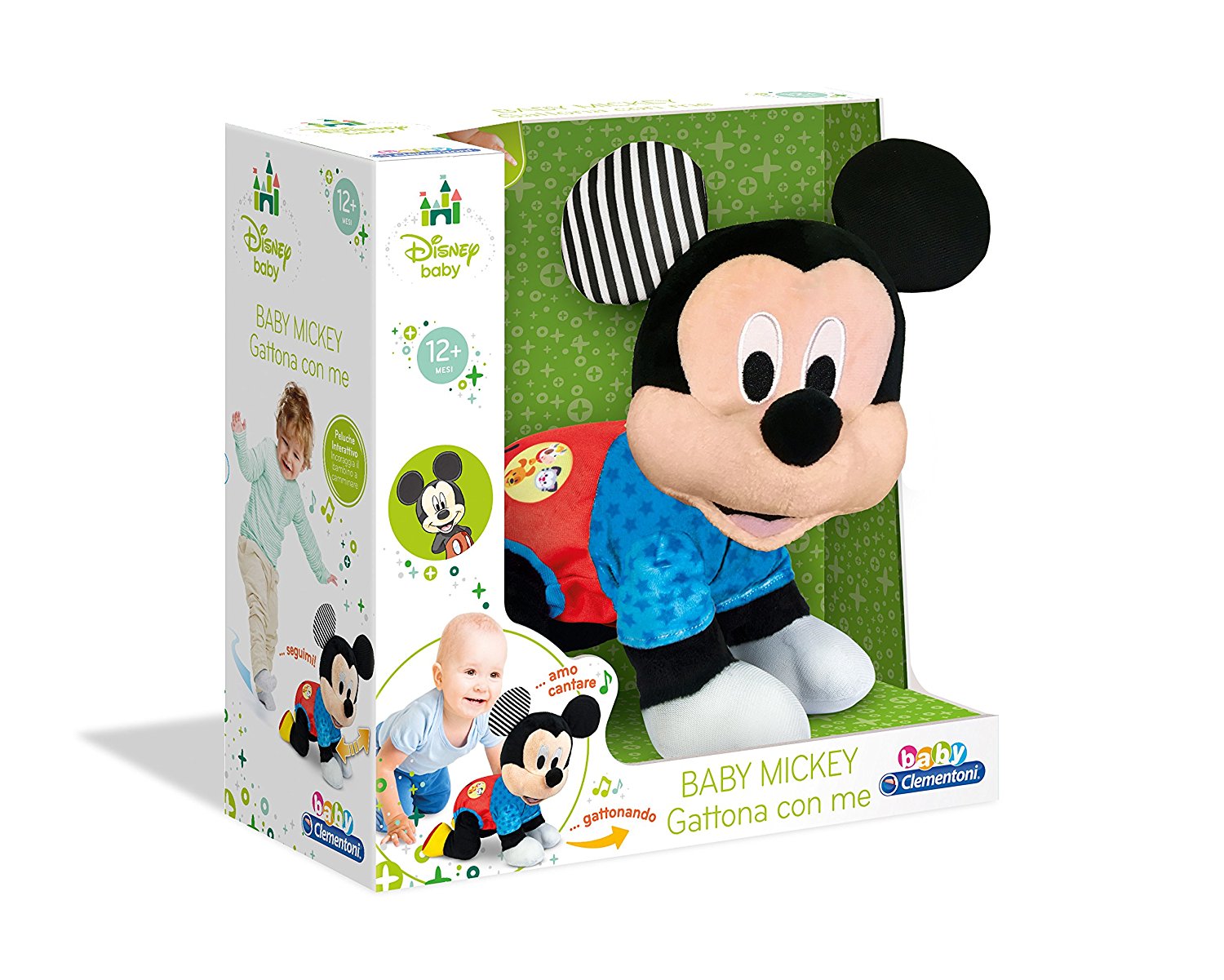 Merchandising : Baby - Baby Mickey Gattona Con Me NUOVO SIGILLATO EDIZIONE DEL SUBITO DISPONIBILE