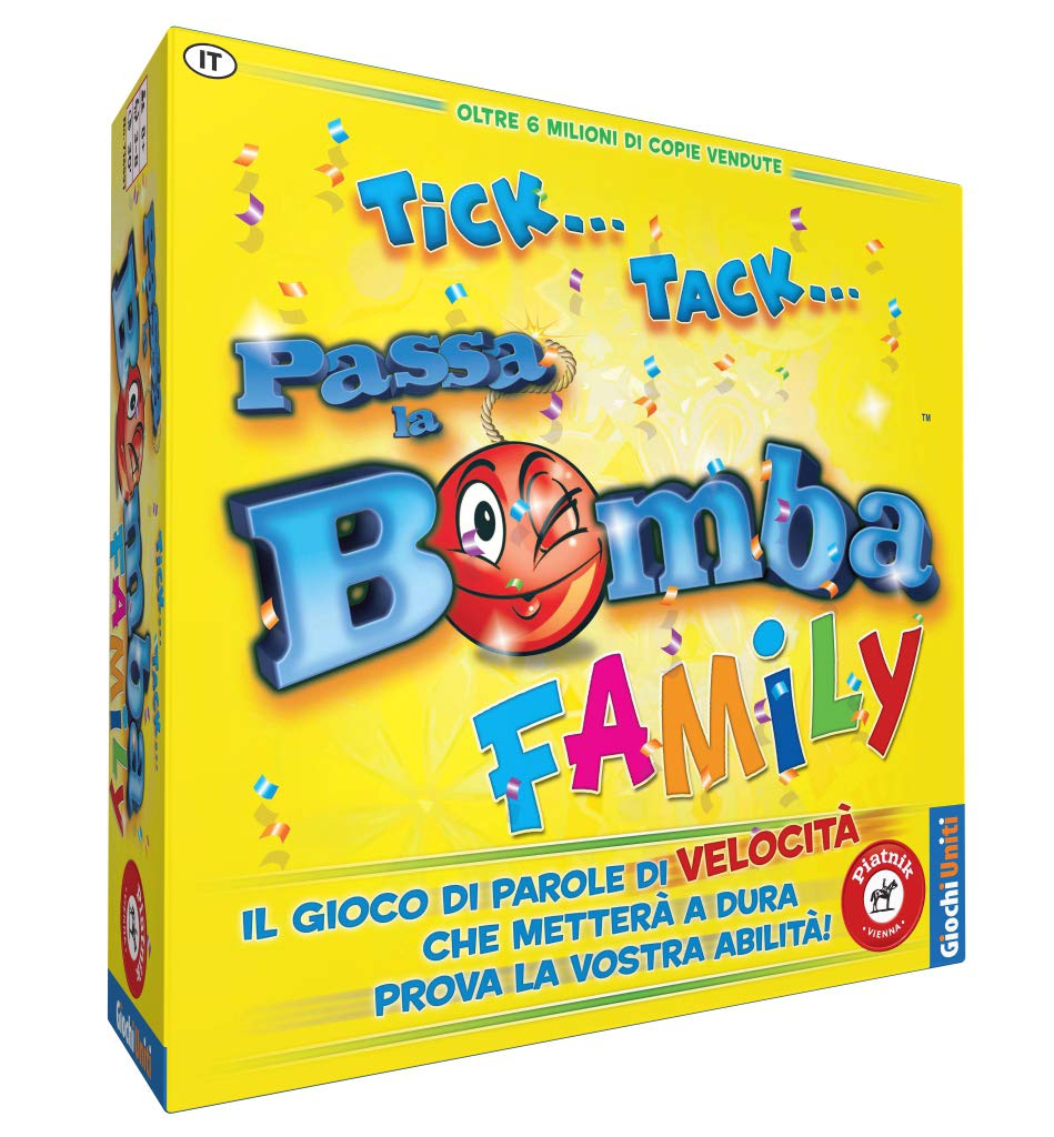 Merchandising Giochi Uniti: Passa La Bomba Family NUOVO SIGILLATO, EDIZIONE DEL 09/11/2018 SUBITO DISPONIBILE