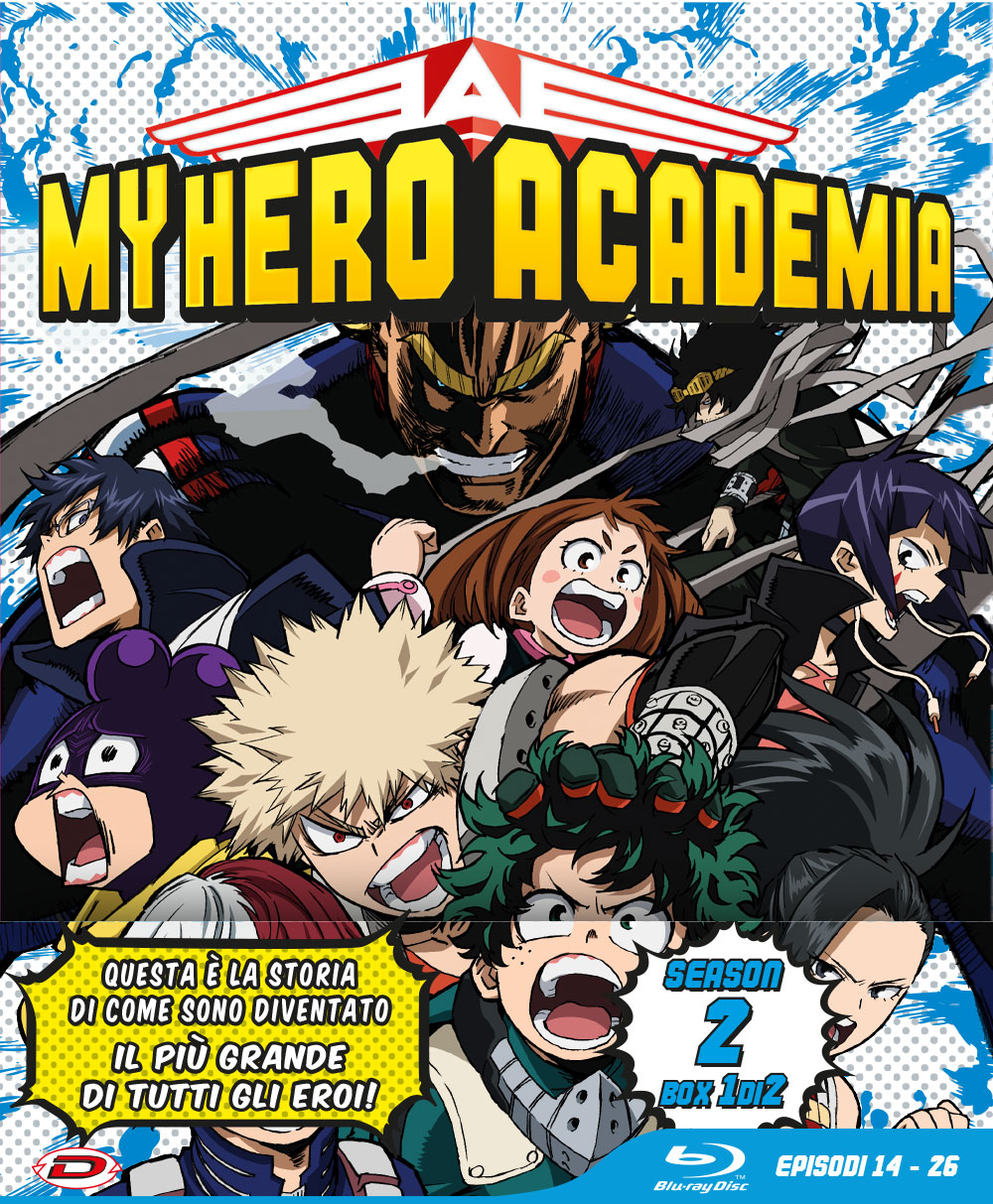 Blu-Ray My Hero Academia - Stagione 02 Box Vol 01 (Eps 14-26) (Ltd Edition) (3 Blu-Ray) NUOVO SIGILLATO, EDIZIONE DEL 13/03/2019 SUBITO DISPONIBILE