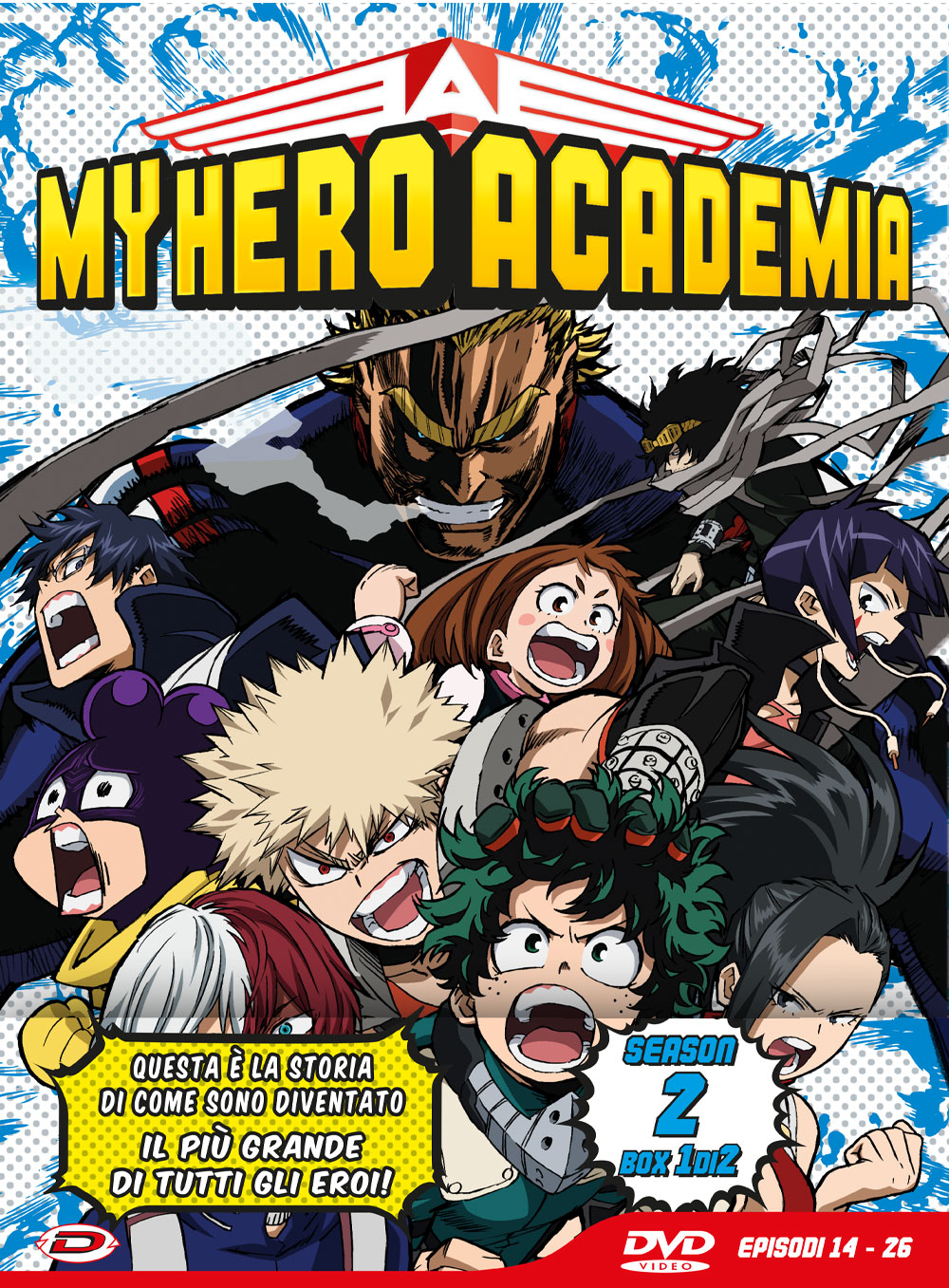 Dvd My Hero Academia - Stagione 02 Box Vol 01 (Eps 14-26) (Ltd Edition) (3 Dvd) NUOVO SIGILLATO, EDIZIONE DEL 13/03/2019 SUBITO DISPONIBILE