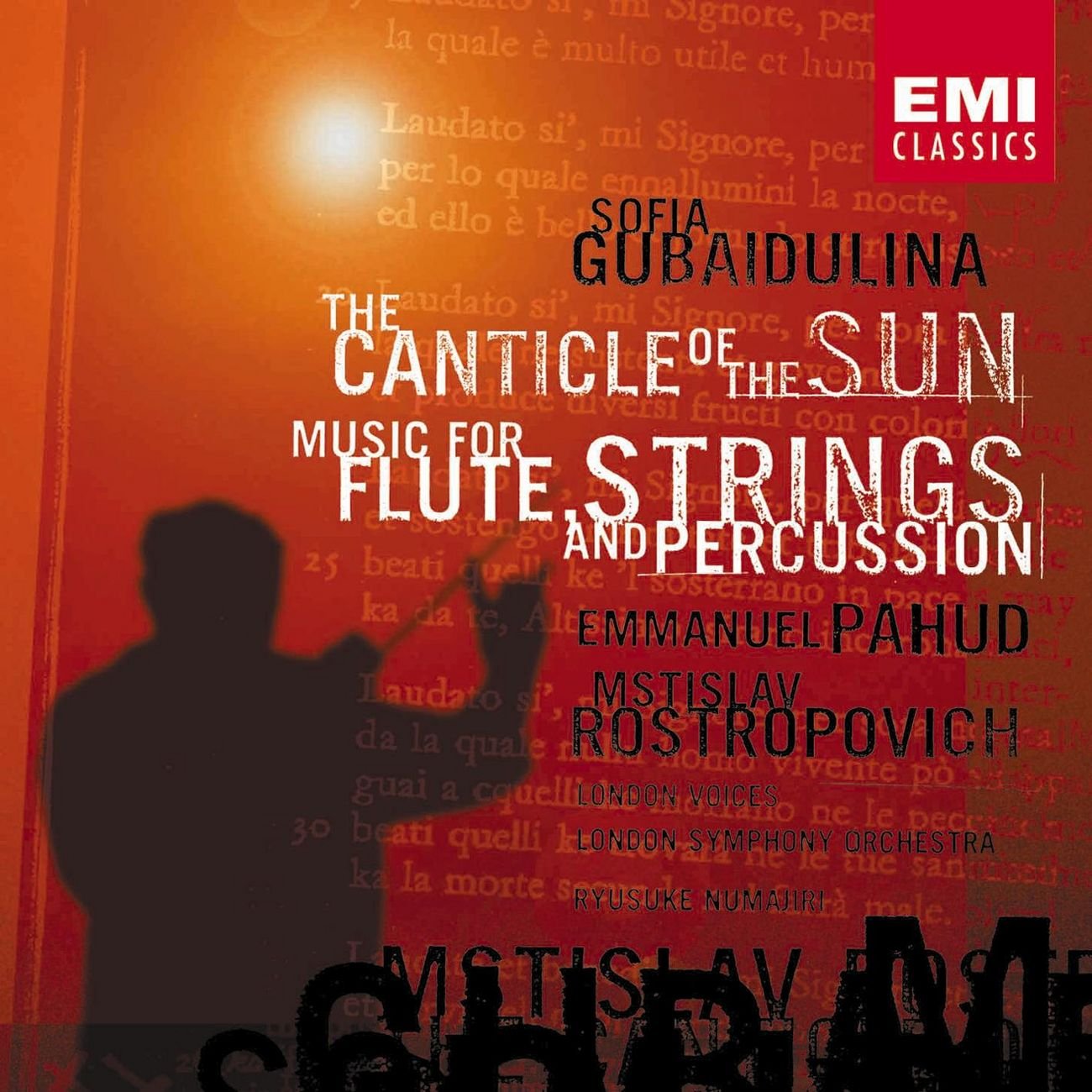 Audio Cd Sofia Gubaidulina - The Canticle Of The Sun NUOVO SIGILLATO, EDIZIONE DEL 04/10/2007 SUBITO DISPONIBILE