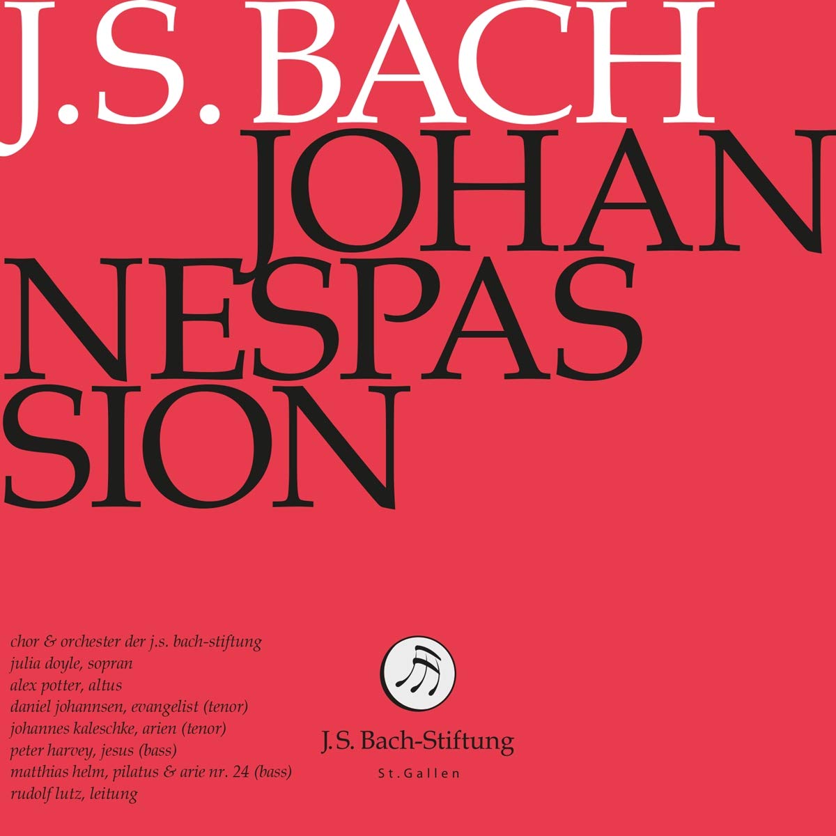 Audio Cd Johann Sebastian Bach - Johannespassion NUOVO SIGILLATO, EDIZIONE DEL 29/03/2019 SUBITO DISPONIBILE
