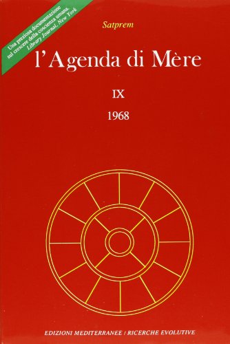 Libri Satprem - L'agenda di M?re. Vol. 9 NUOVO SIGILLATO, EDIZIONE DEL 01/03/1992 SUBITO DISPONIBILE