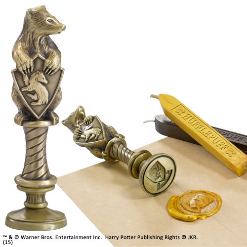 Merchandising Harry Potter:  - Hufflepuff Wax Seal Timbro & Cera NUOVO SIGILLATO EDIZIONE DEL SUBITO DISPONIBILE