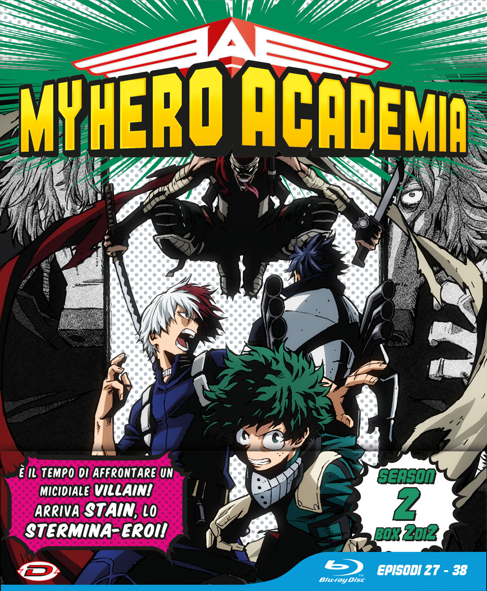 Blu-Ray My Hero Academia - Stagione 02 Box Vol 02 (Eps 27-38) (Ltd Edition) (3 Blu-Ray) NUOVO SIGILLATO, EDIZIONE DEL 26/06/2019 SUBITO DISPONIBILE