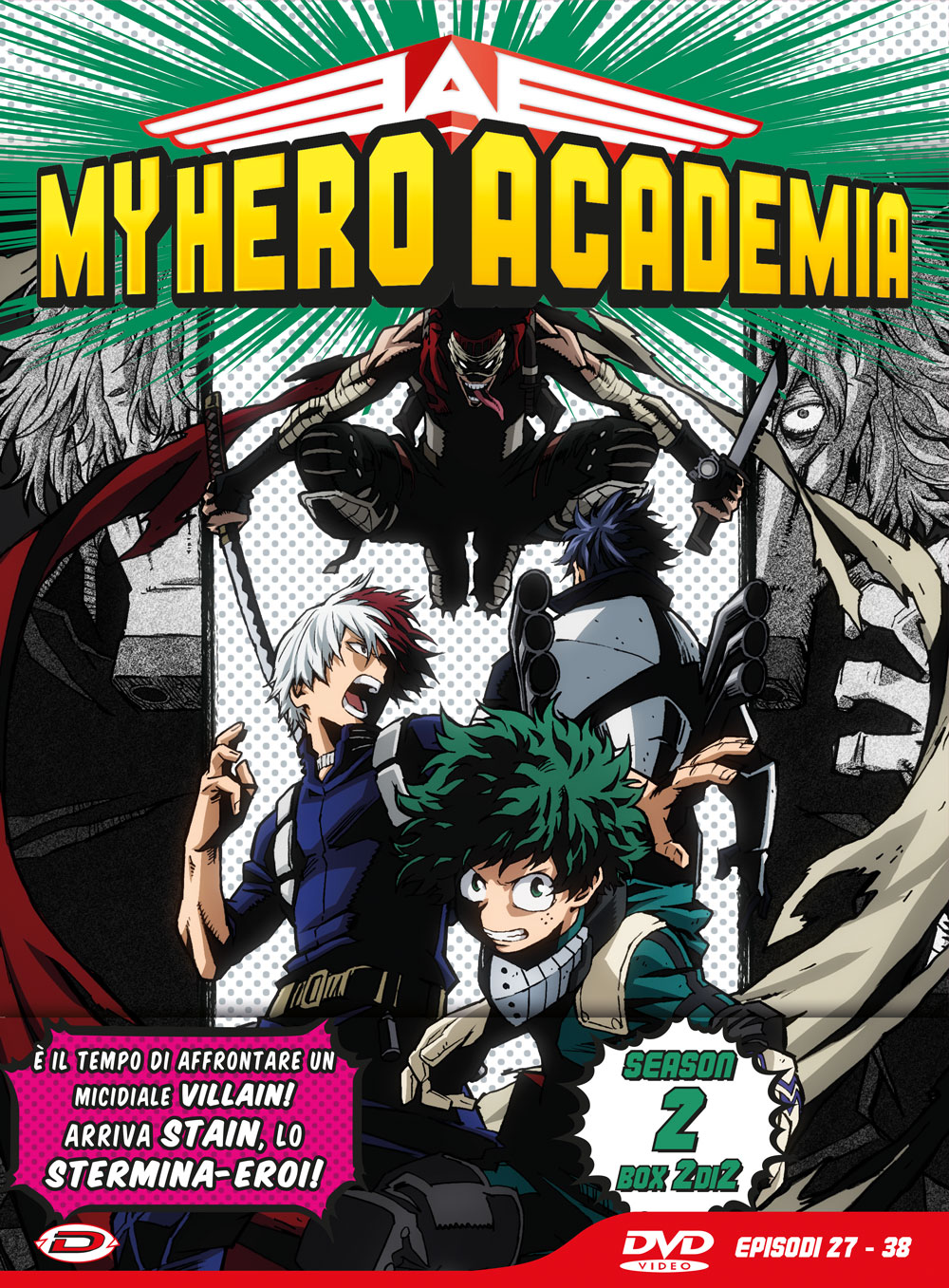 Dvd My Hero Academia - Stagione 02 Box Vol 02 (Eps 27-38) (Ltd Edition) (3 Dvd) NUOVO SIGILLATO, EDIZIONE DEL 26/06/2019 SUBITO DISPONIBILE
