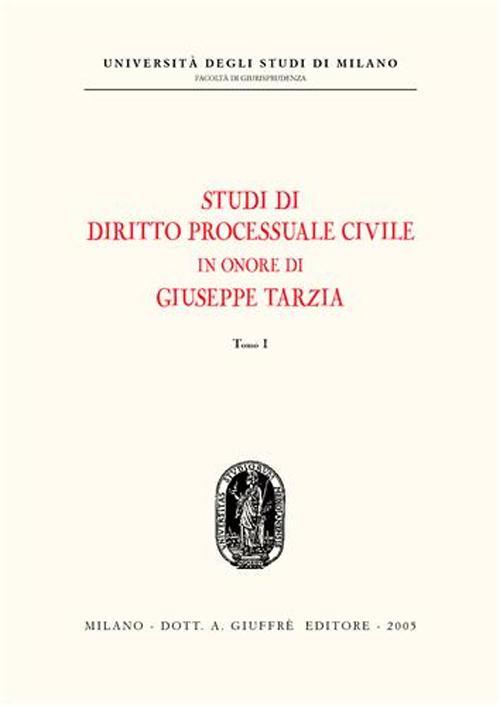 Libri Studi Di Diritto Processuale Civile In Onore Di Giuseppe Tarzia NUOVO SIGILLATO SUBITO DISPONIBILE